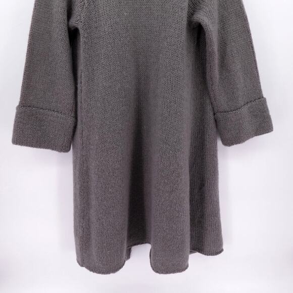 Soft Surroundings Duster Cardigan XS Gray Open Front Maxi Fairy Grunge Witchy - Picture 8 of 16